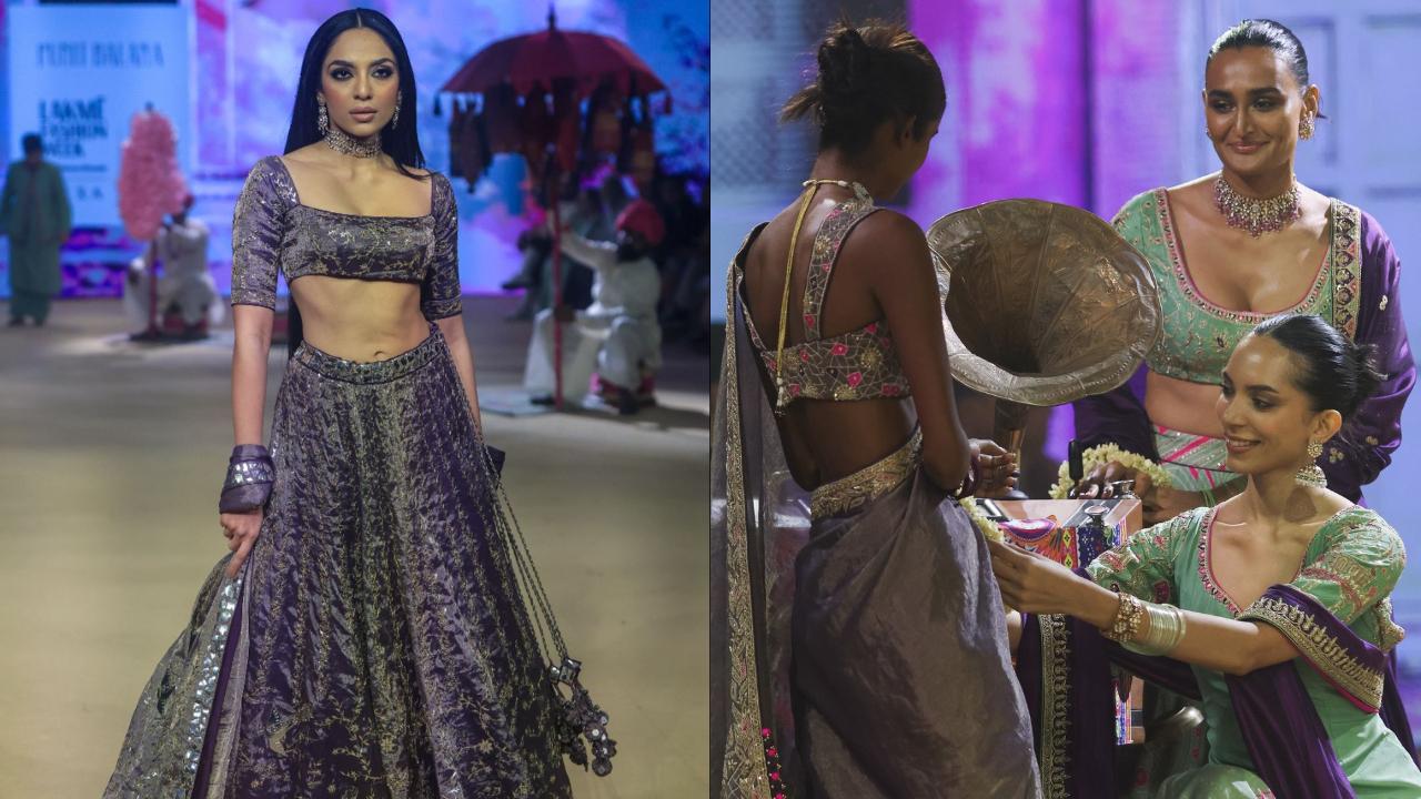 Punit Balana’s Johari Bazaar collection
Punit Balana brought Rajasthani heritage to the fore with his collection ‘Johari Bazaar’. Not only did the outfits reflect culture with a modern twist but the setting of the showcase was also unique, bringing Jaipur to the runway. 