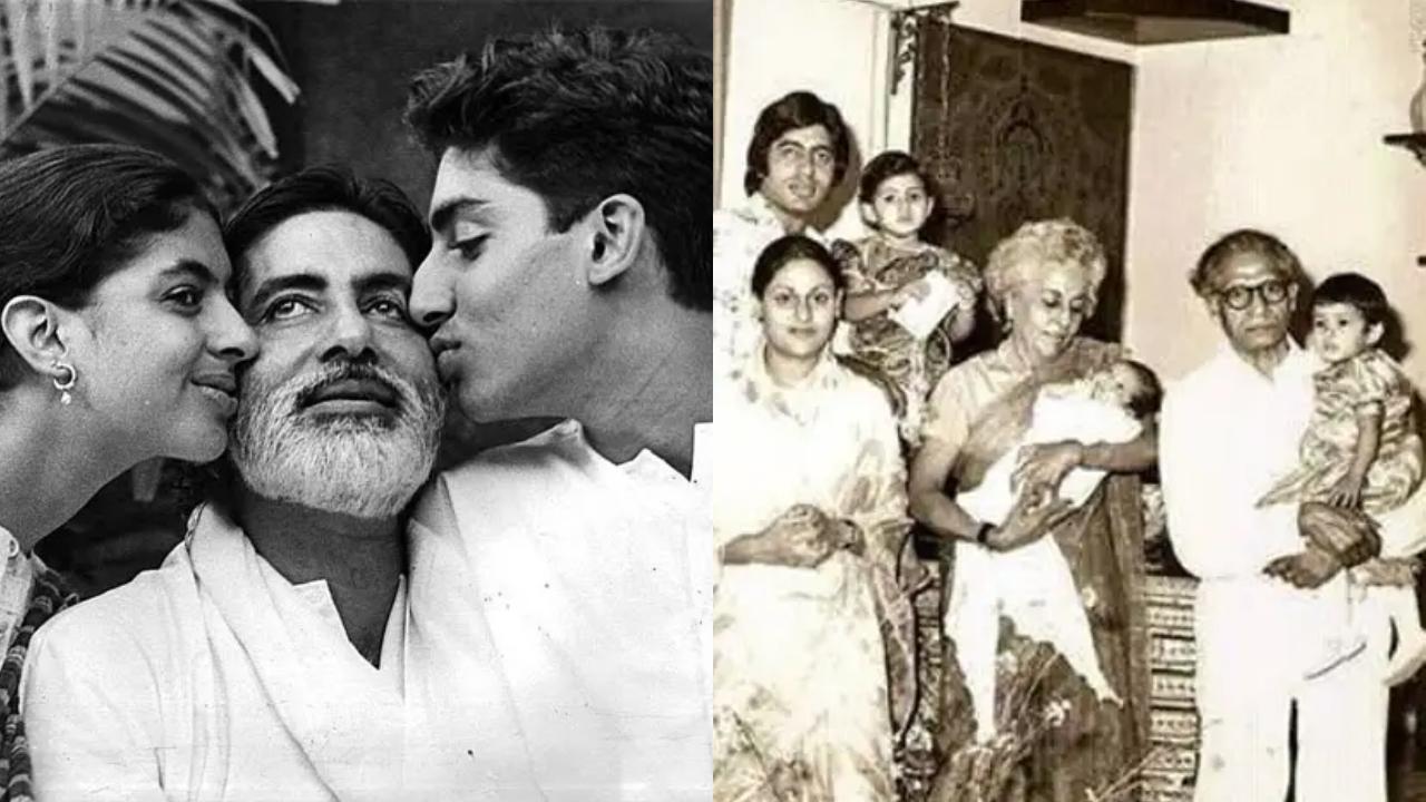 Amitabh Bachchan turns 82! Here are some RARE pictures of Big B and family!
