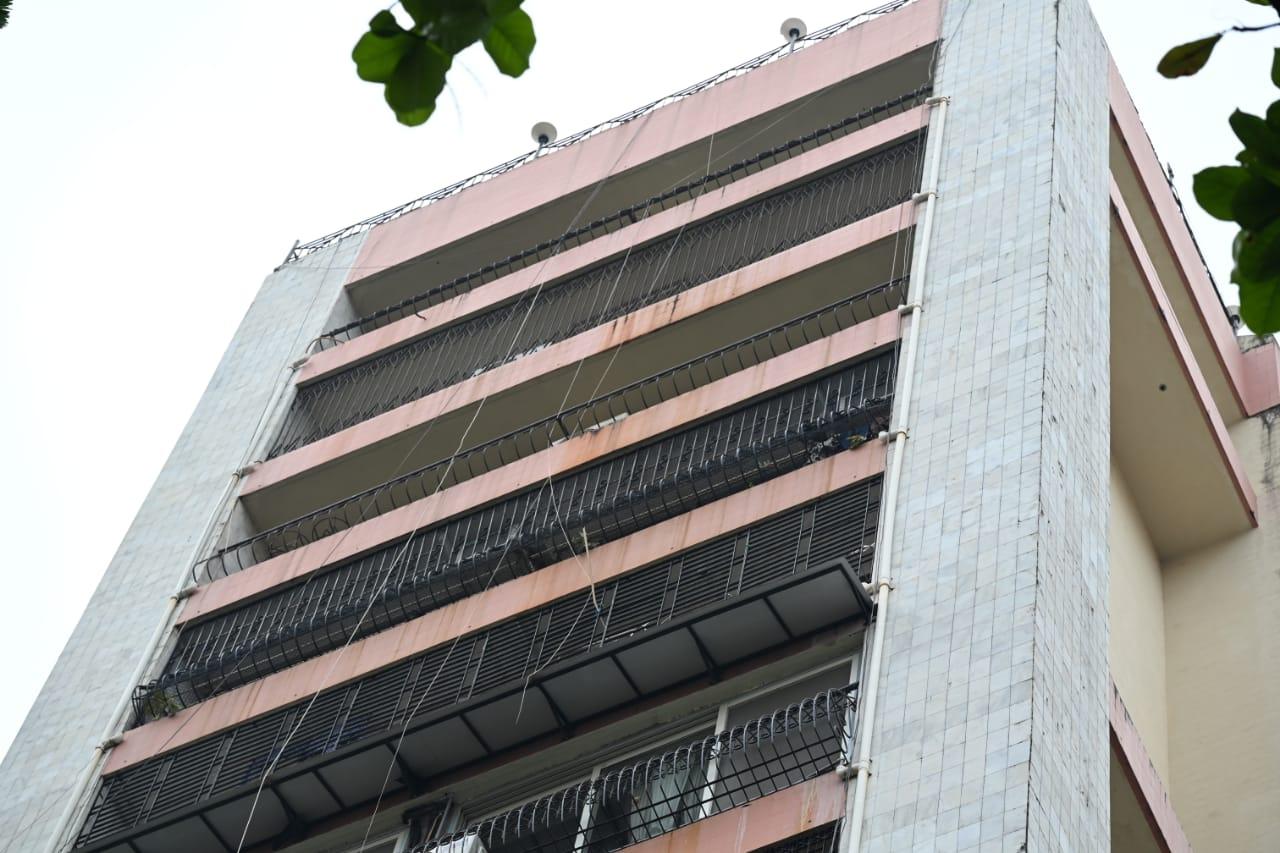 The blaze erupted at around 8 am on the 10th floor of Riya Palace building, located on 4th Cross Road at the Lokhandwala Complex in Andheri area, a civic official said