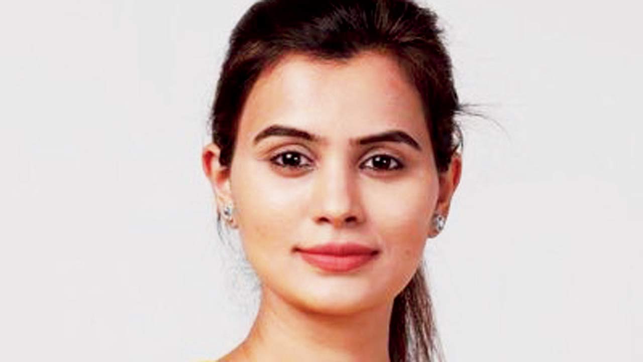 Ankitta Patil Thackeray, who is likely to resign as chief of BJP’s youth wing. Pic/X