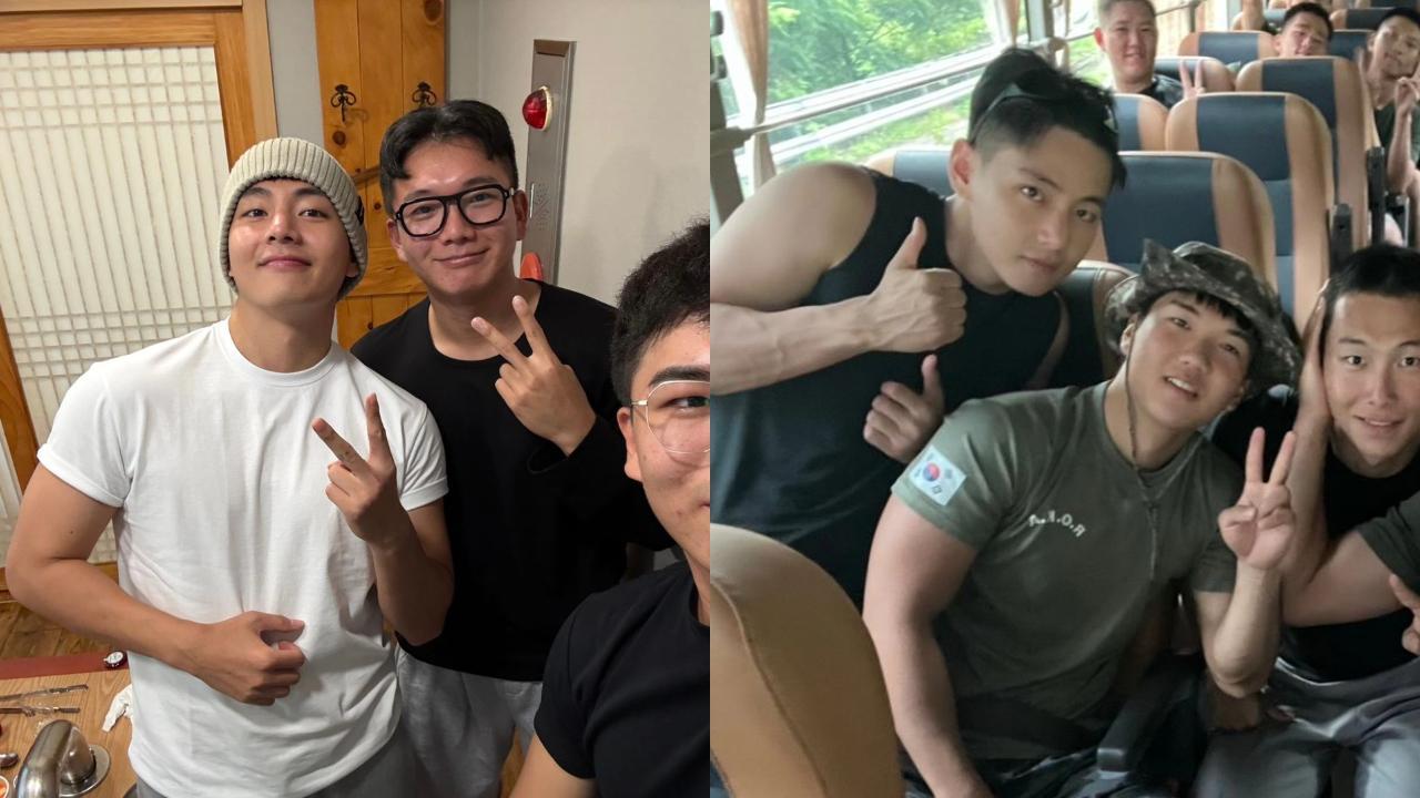 BTS’ V aka Kim Taehyung shares unseen pictures from the military as fellow soldier expresses gratitude