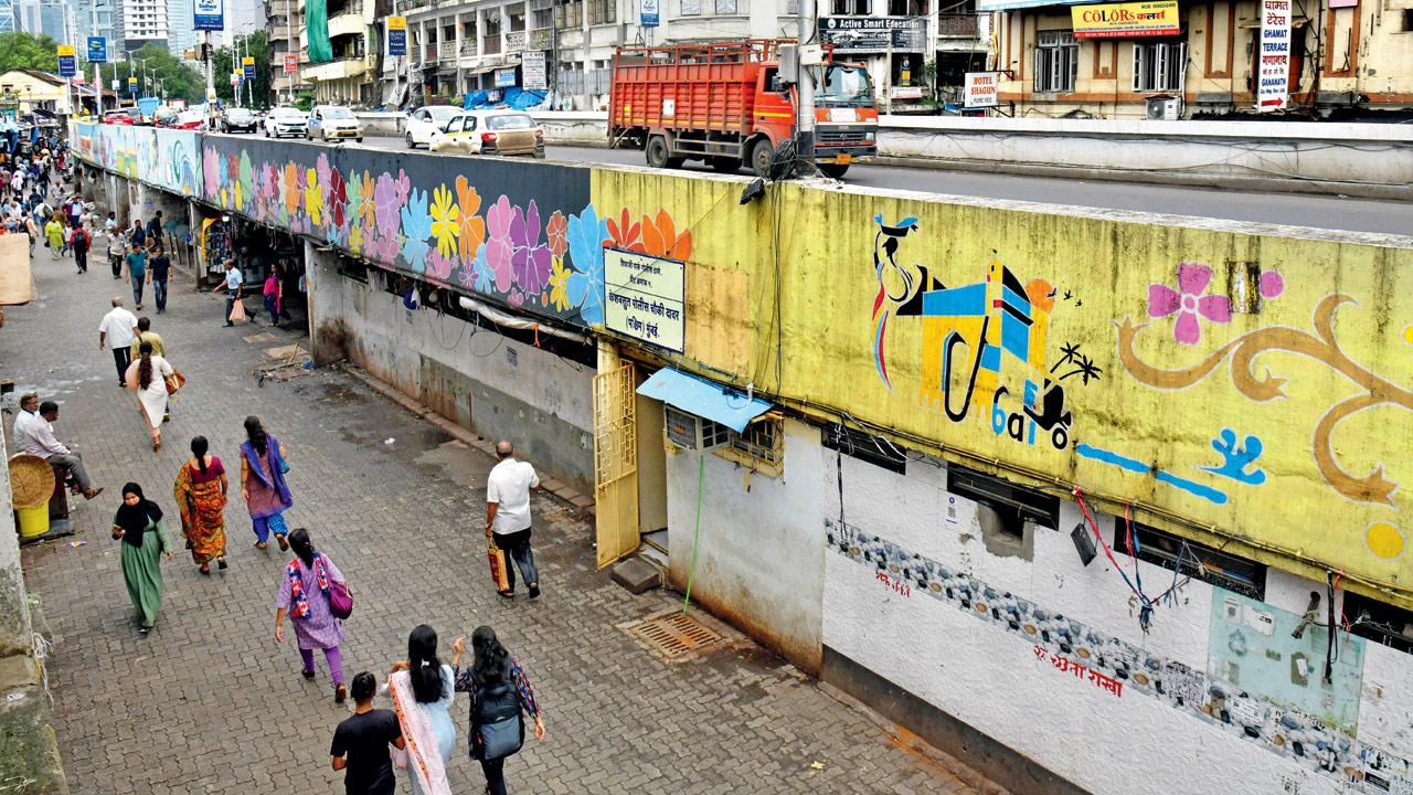 The area had been clear of hawkers for the past few months. File pic