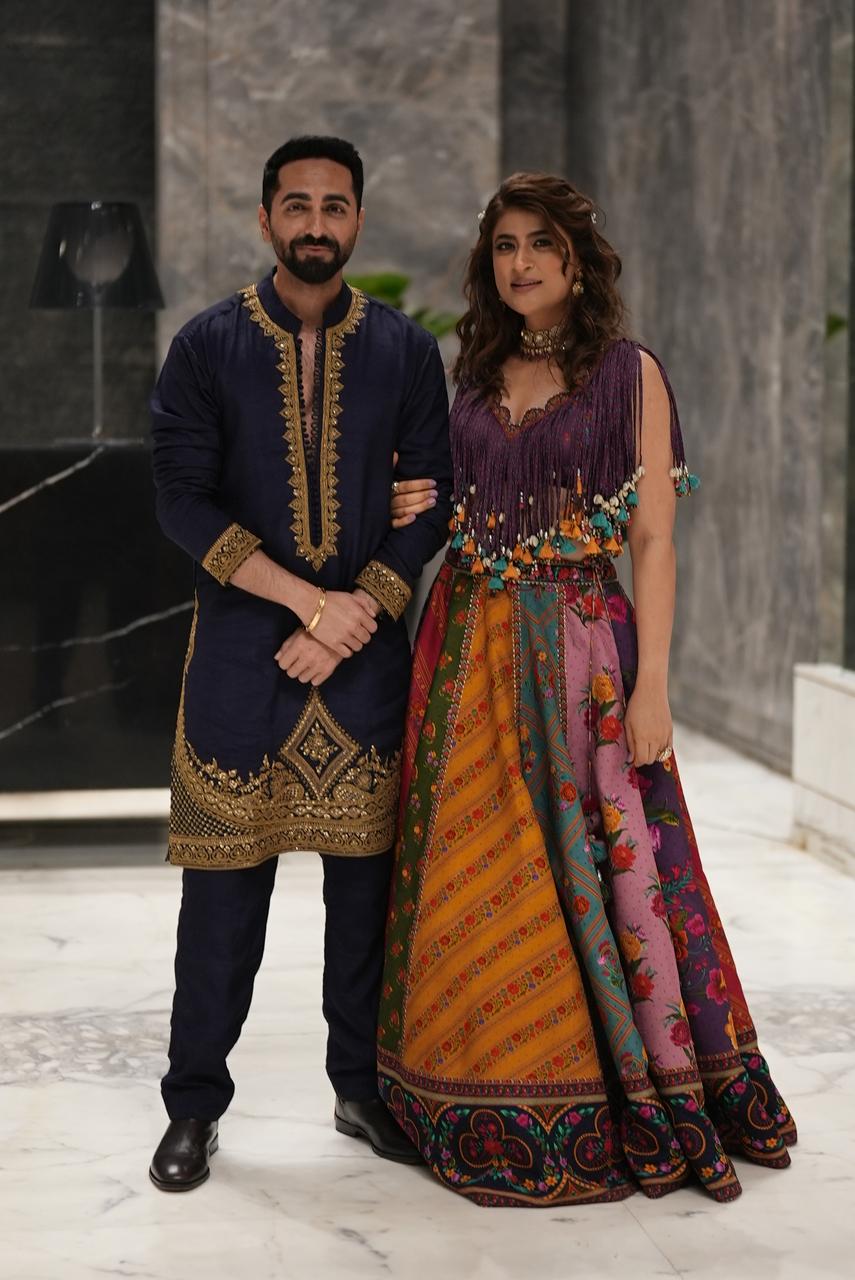 Ayushmann Khurrana and Tahira Kashyap hosted a Diwali party. The star studded gathering took place at Ayushmann and Tahira's Mumbai home. 