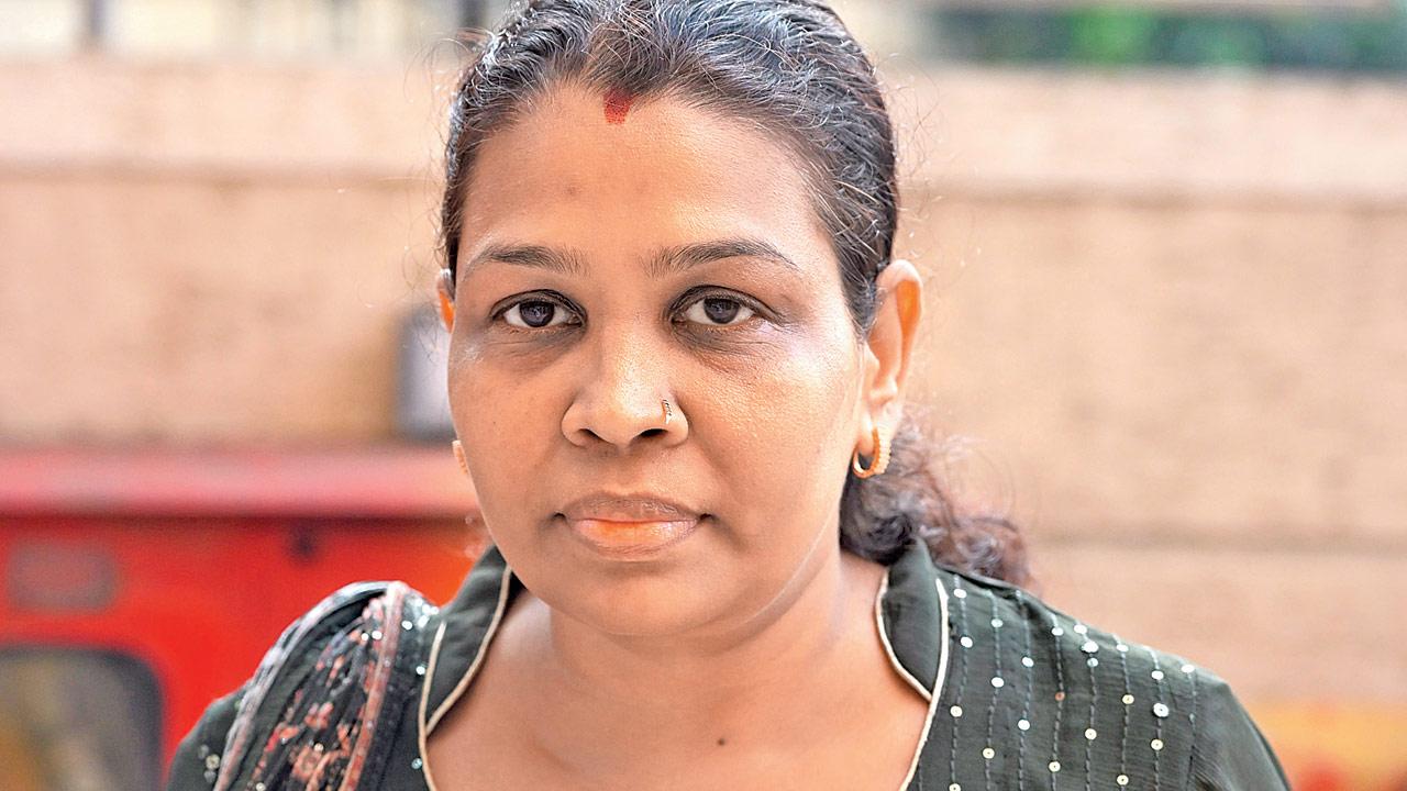 Dolly Lamba, a resident of the society. PICS/KIRTI SURVE PARADE