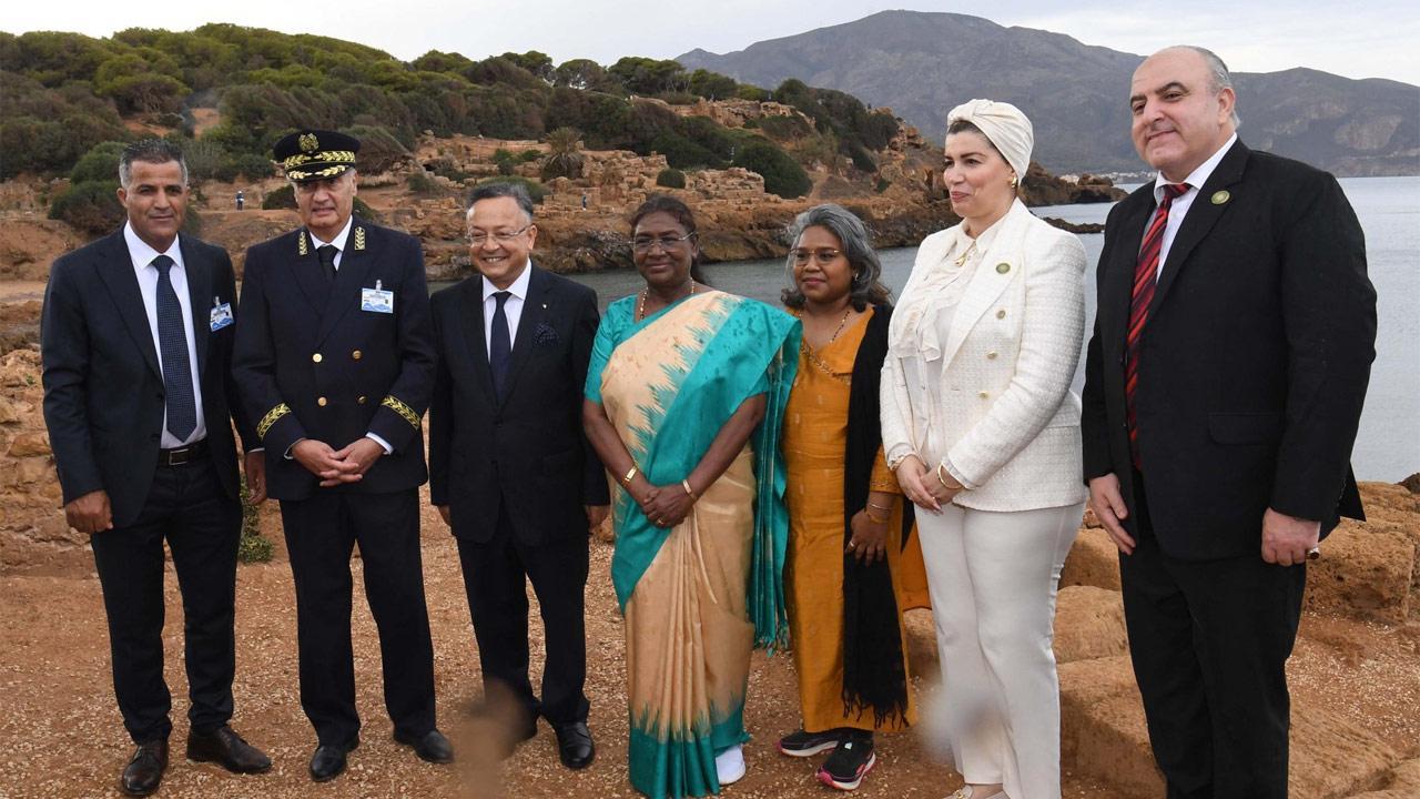 President Droupadi Murmu explores Algeria's cultural heritage