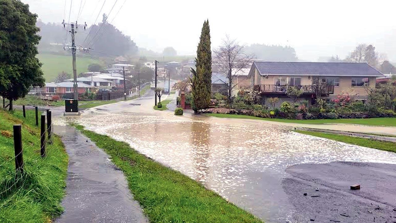 Dunedin, New Zealand, records wettest day in century