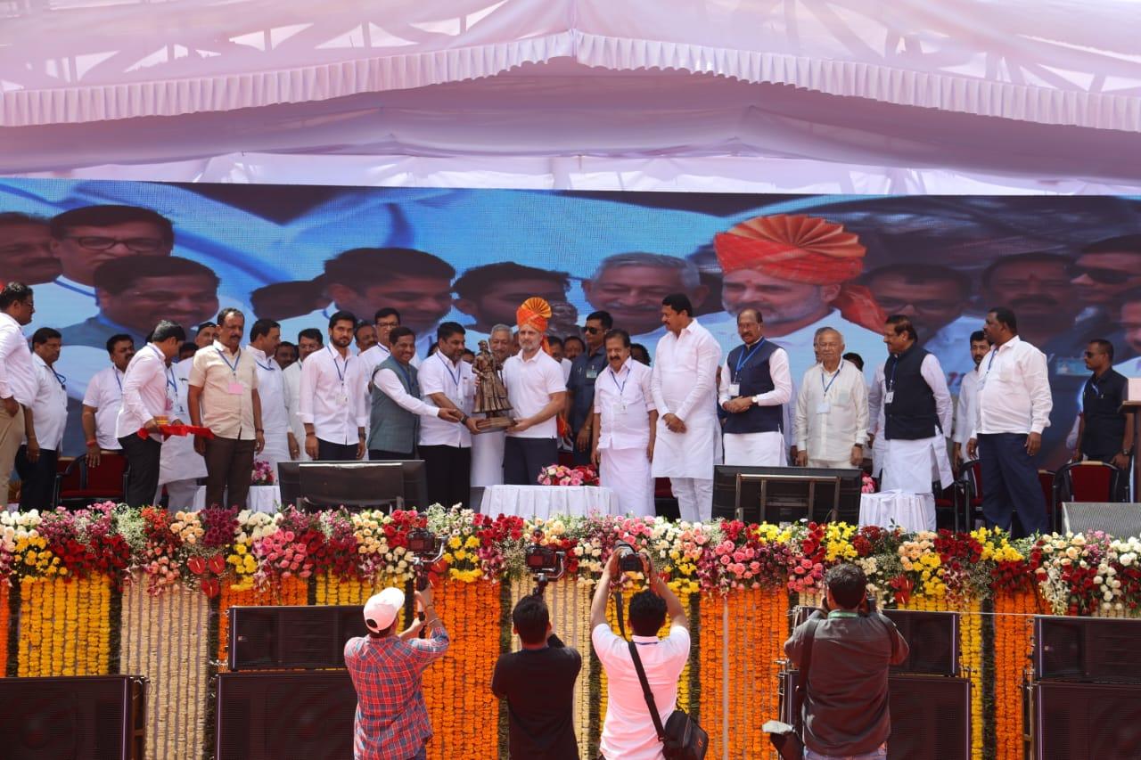 Gandhi was addressing a public meeting before unveiling a statue of Chhatrapati Shivaji Maharaj, the founder of the Maratha empire, in Kolhapur city of western Maharashtra