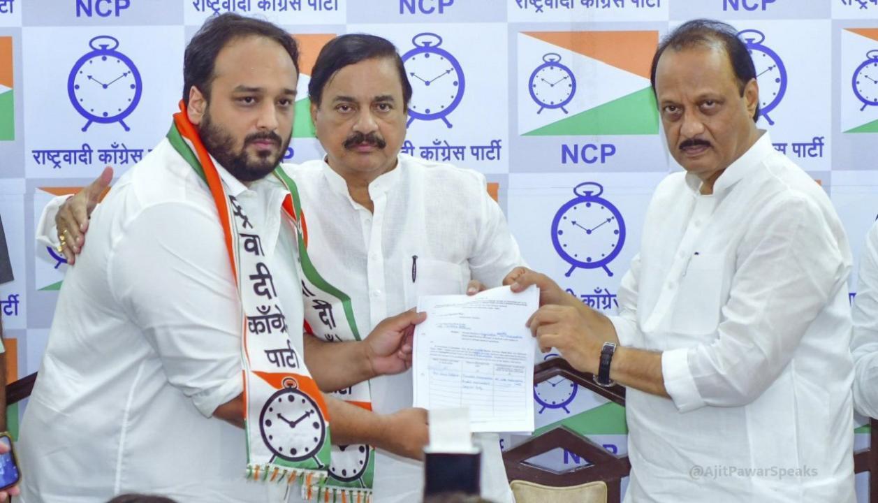Maharashtra assembly elections 2024: Baba Siddique's son Zeeshan Siddique joins Ajit Pawar's NCP; watch video