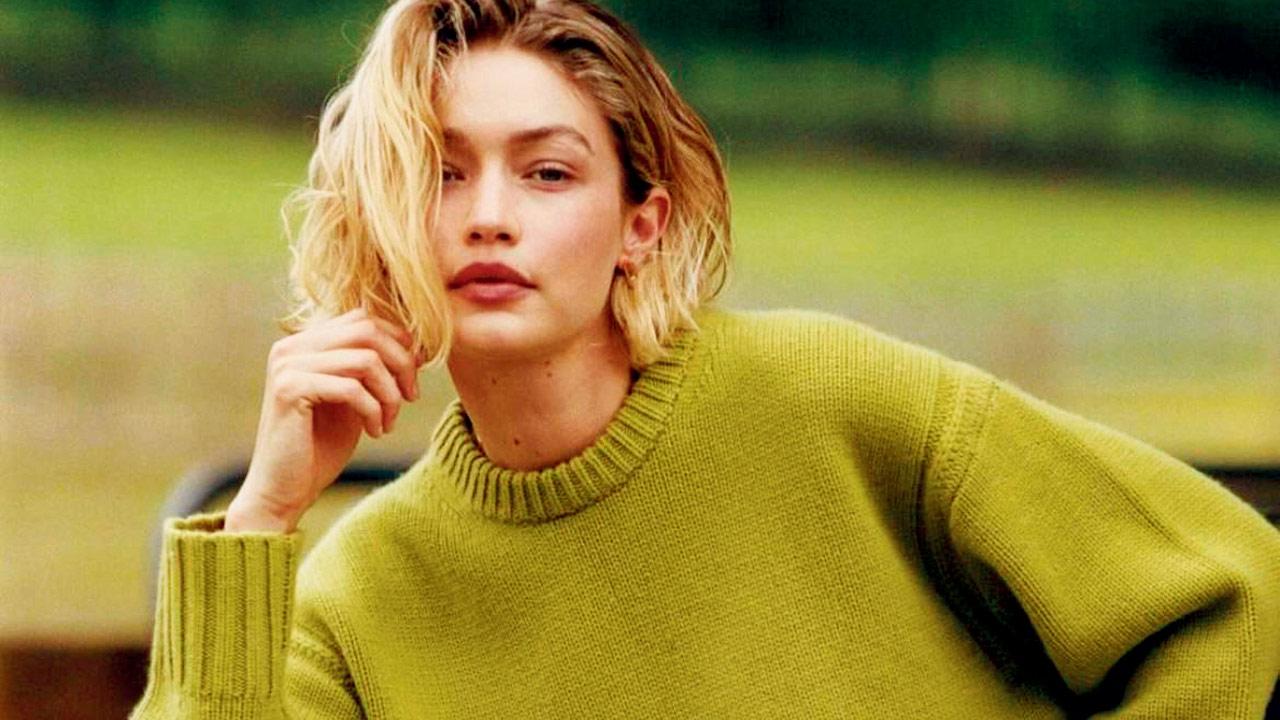 A Bob cut on wavy hair, like Gigi Hadid’s, inherently adds volume