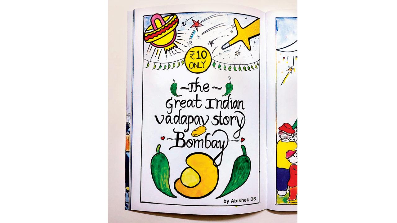 An illustration from the section, The Great Indian vadapav story