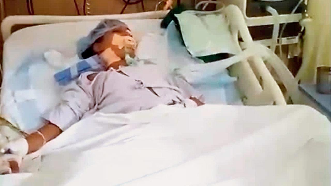 The girl battling for life in the ICU of a private hospital