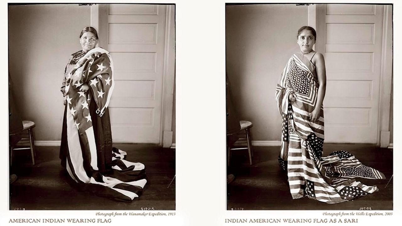 Depicting American Indians and Indian Americans, this series is Matthew’s reply  to a question she’s asked as an immigrant in the US: “But where are you really from?”