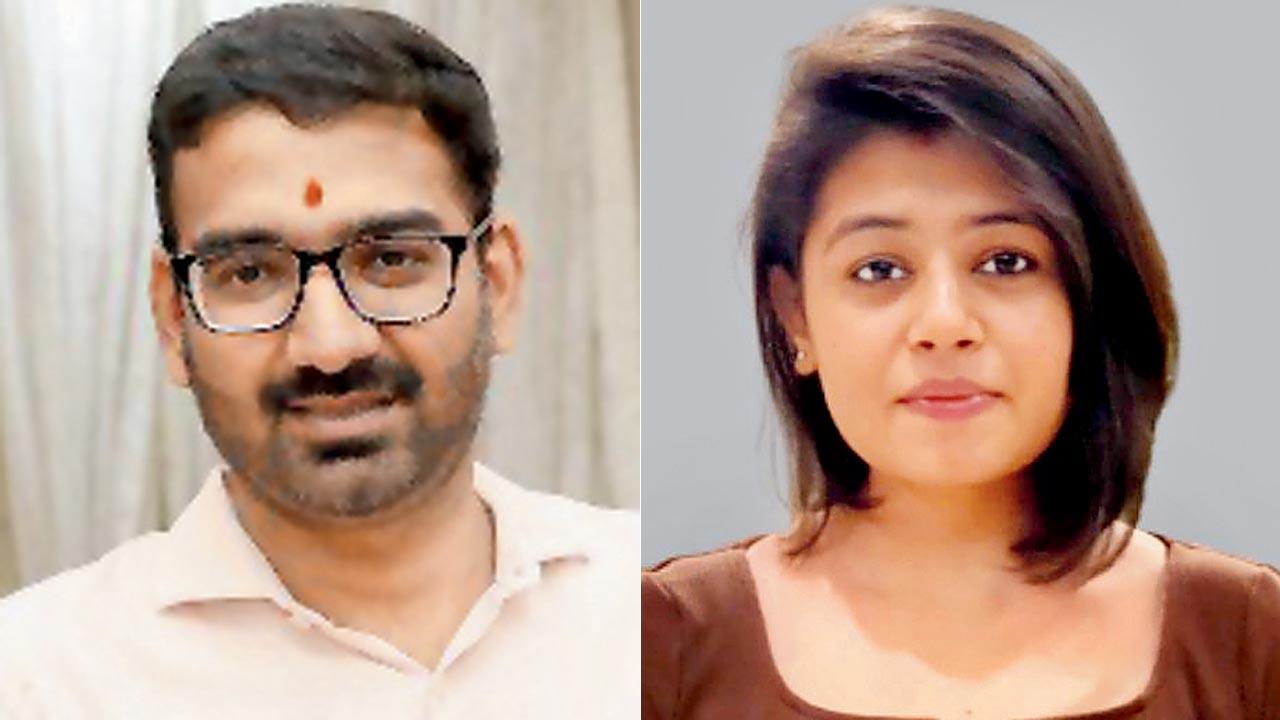 Abhijit Raut, District Collector & Distric Nanded; (right) Priyal Agrawal, Founder, StandWeSpeak.com