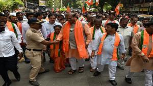 IN PHOTOS: BJP candidate Mihir Kotecha files nomination from Mulund 