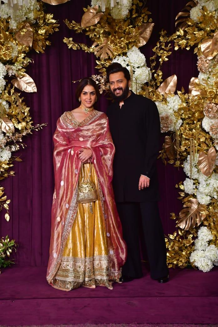 Genelia and Ritesh Deshmukh were one of the two couples that managed to make sure their looks stood out