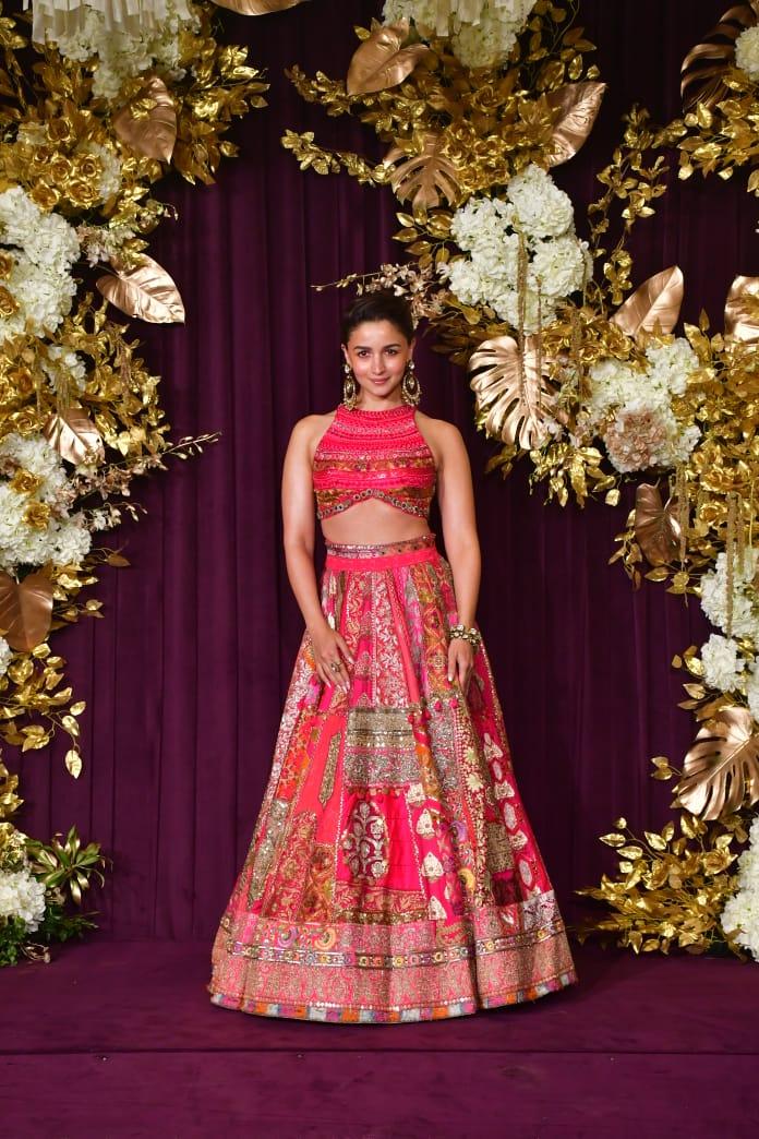 Sustainable queen Alia Bhatt won brownie points for repurposing her mehendi outfit for Manish Malhotra's Diwali bash