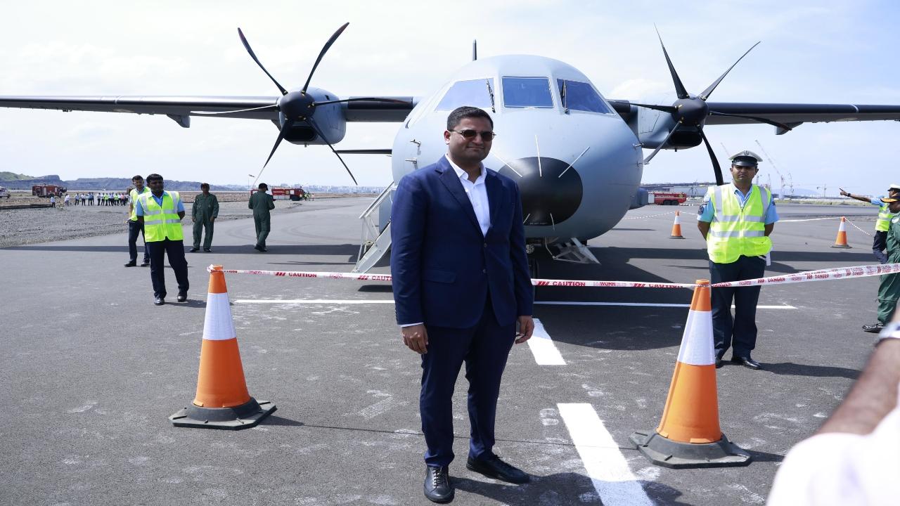 Jeet Adani, director of airports, of the Adani Group, which will develop the Navi Mumbai airport 