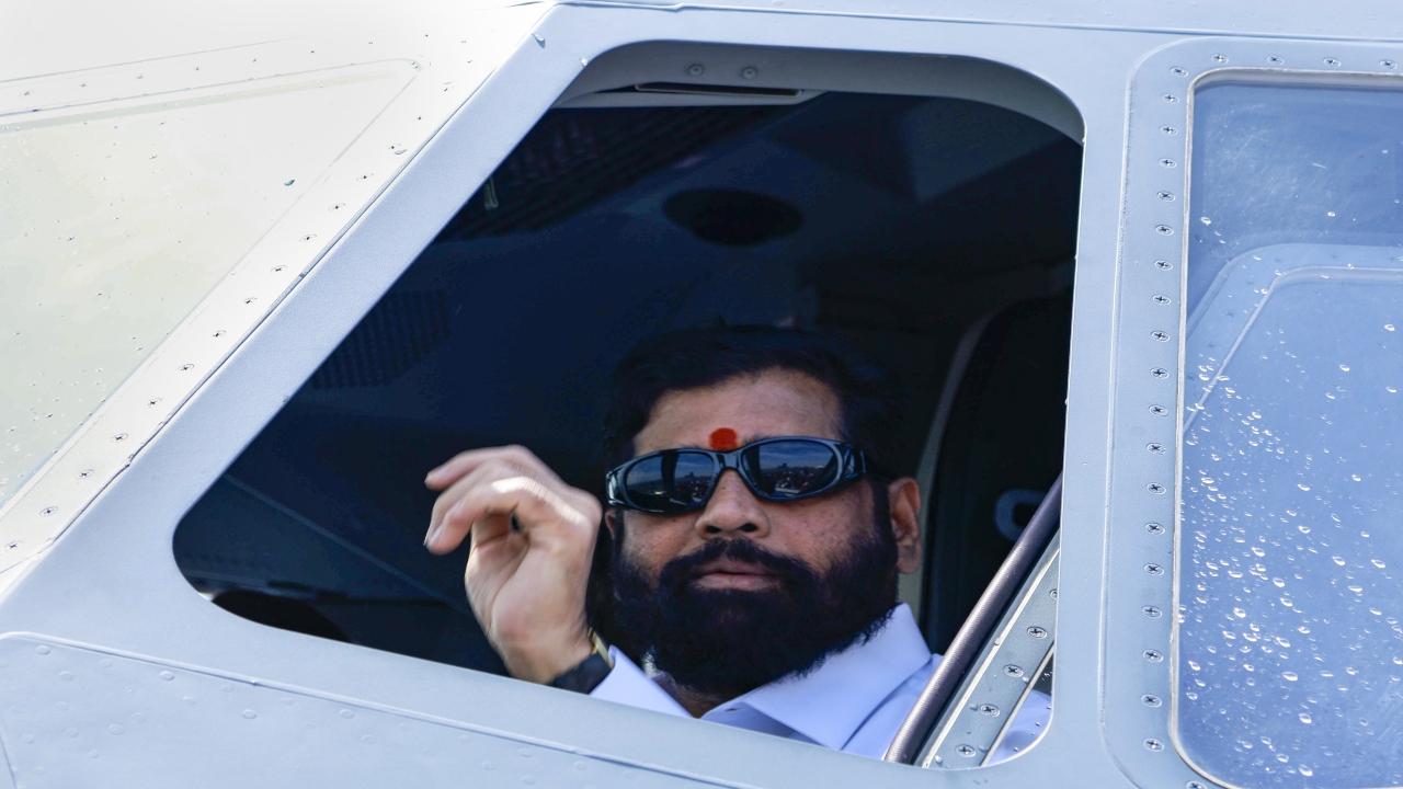 CM Eknath Shinde also flew in the aircraft. During the inaugural landing, CM said, 