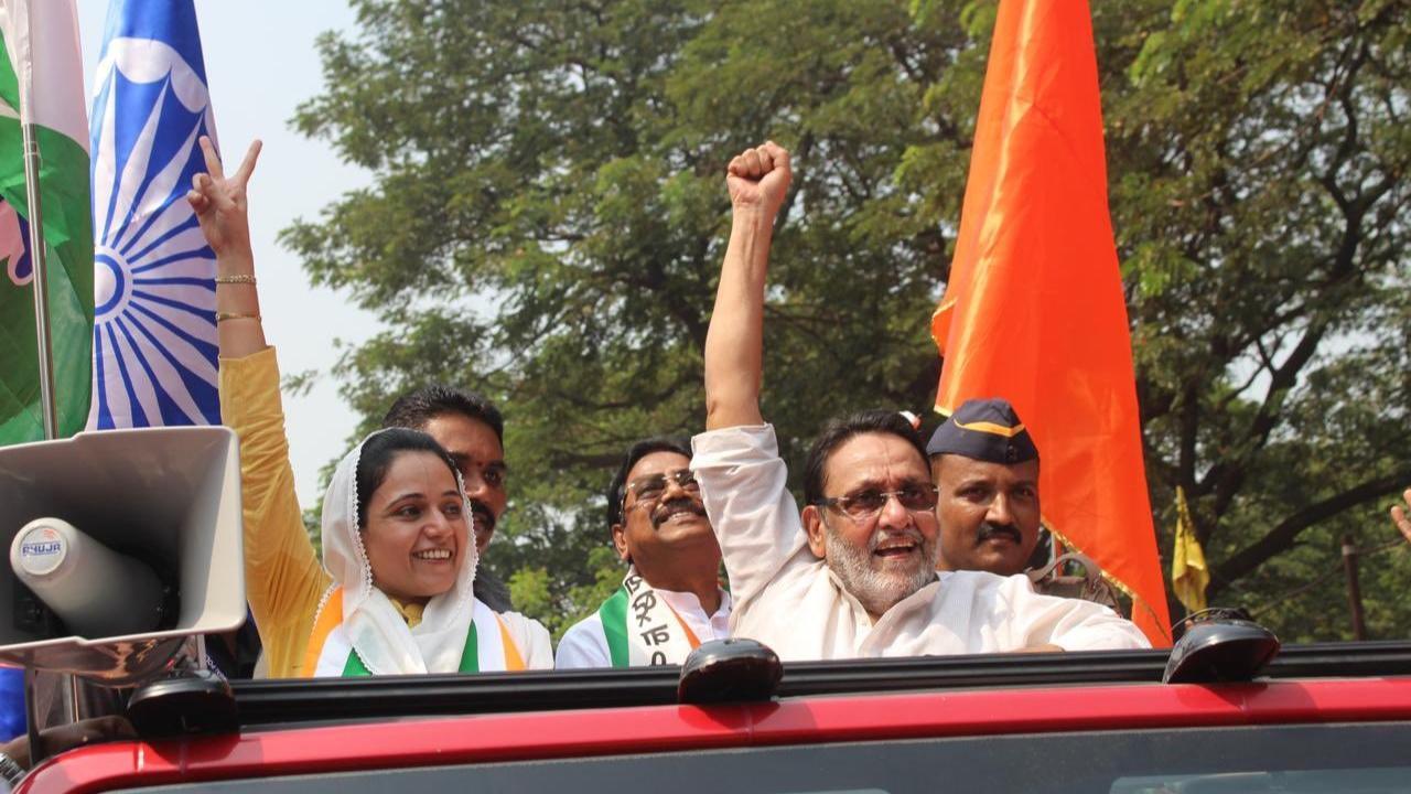 Maharashtra polls: Nawab Malik files nomination from Mankhurd seat as NCP candidate