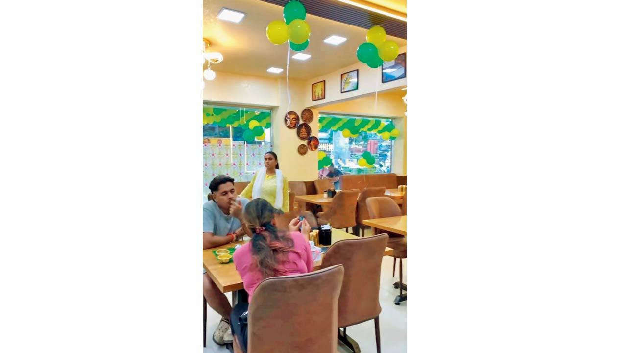Patrons enjoy lunch at the restaurant. Pic Courtesy/Instagram