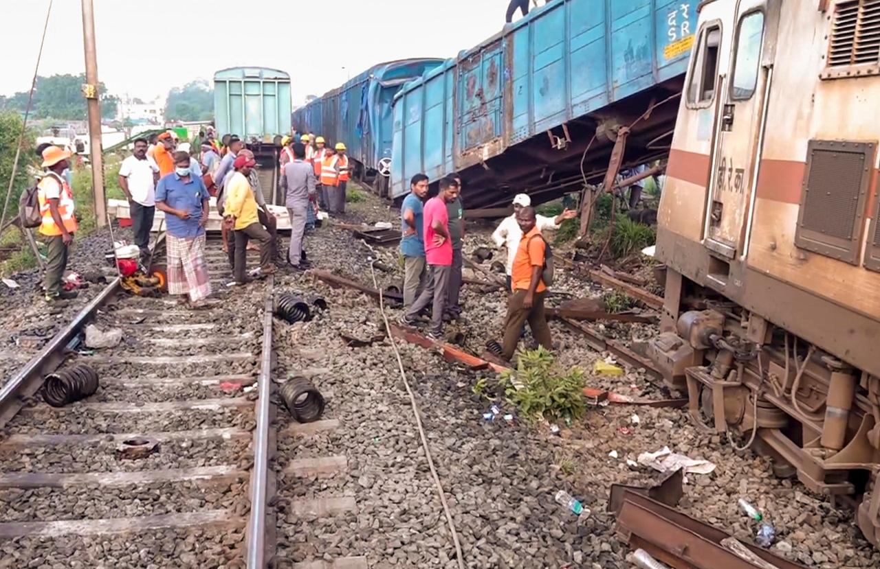 The Train No.12578 Mysuru - Darbhanga Bagmati Express collided with a stationary goods train at around 8.30 pm on October 11 and the passengers were transported by buses to Ponneri and then to Chennai Central by two EMU specials, the railway said