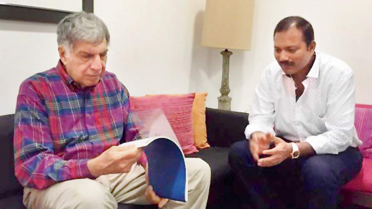 Ratan Tata and Krishna Pawle