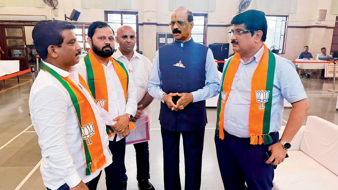 Maharashtra Elections 2024: Fearing sabotage, Mahim MLA bikes it to file nomination papers