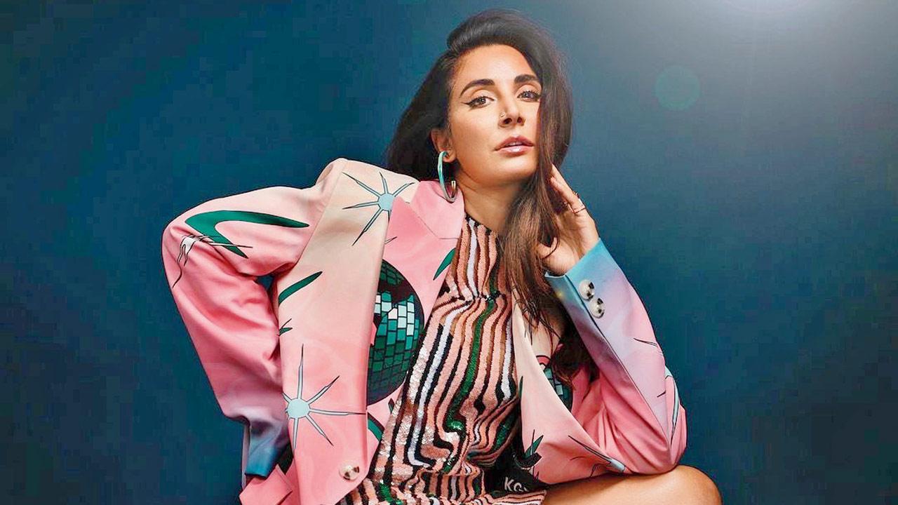 Monica Dogra picks a pink palette to stand out