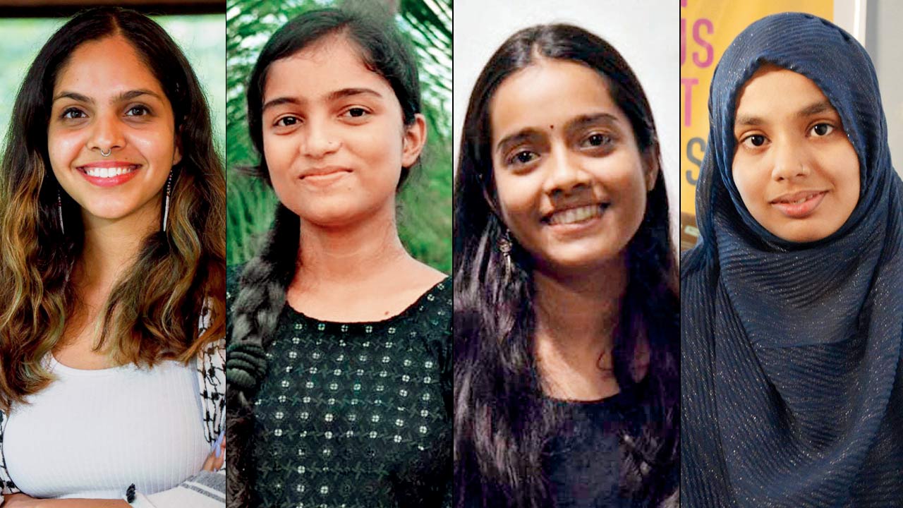Nandini Kochar, Priya Jha, Shreya Tripathi and Iqra Shaikh