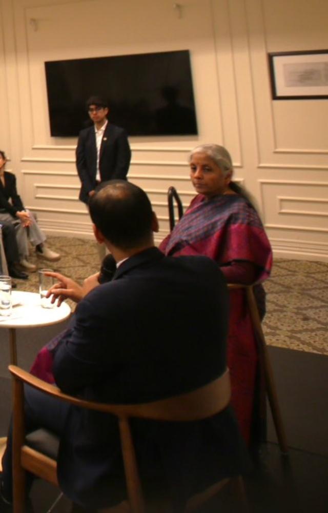 She said that the global economic environment may present challenges, but India is well positioned to capitalise on new growth opportunities.
