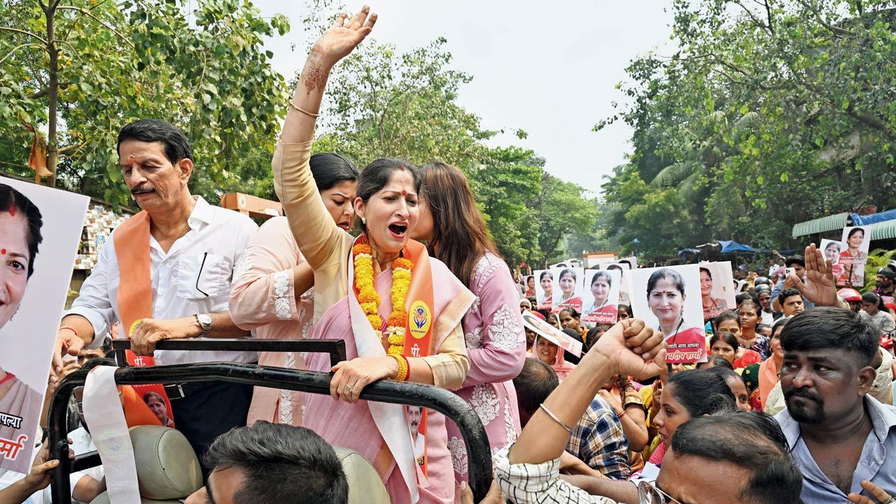 Swikruti Sharma filed as an independent in Andheri East. Pic/Anurag Ahire