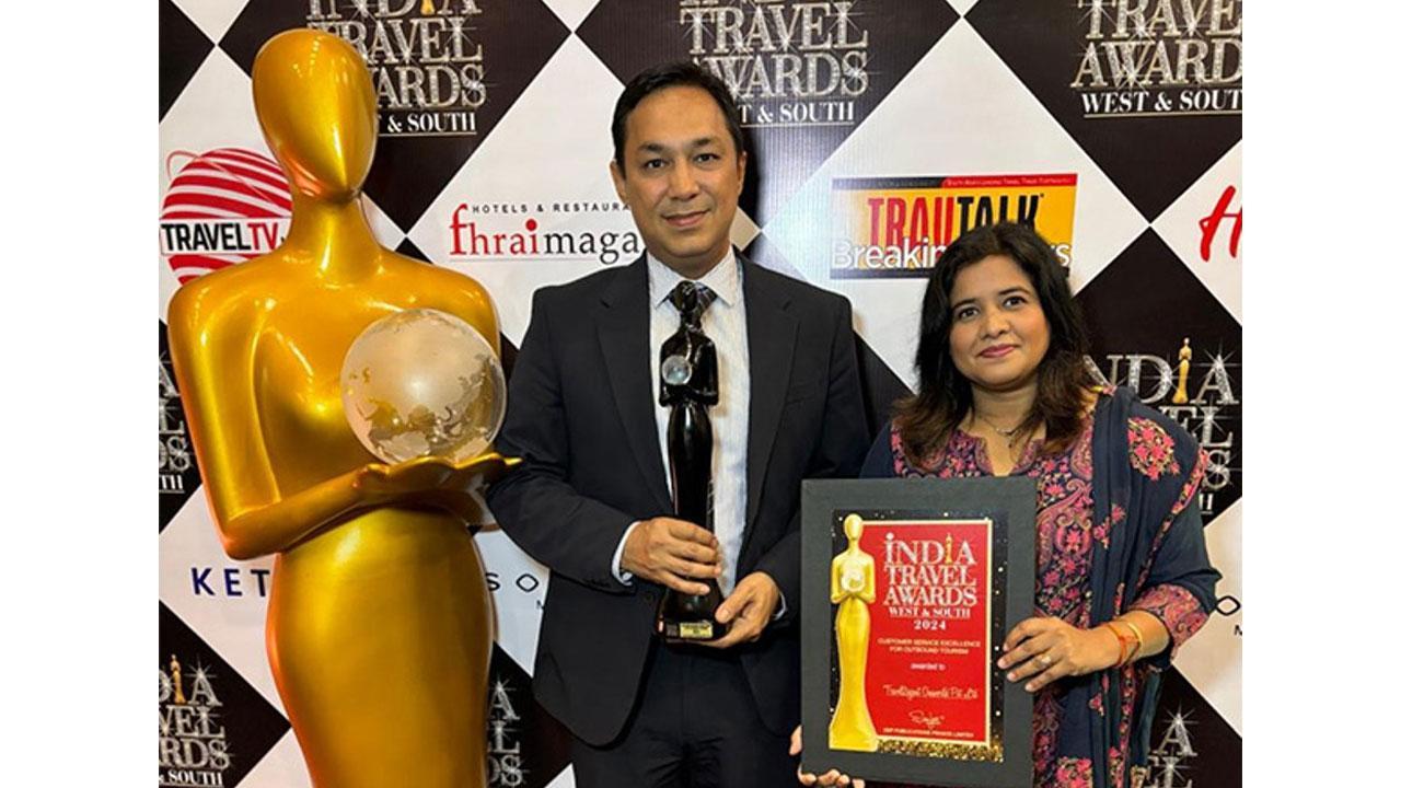 Travel2Agent.com Receives India Travel Award for Customer Service Excellence in outbound tourism, Second Time in a Row