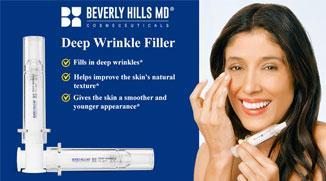 Deep Wrinkle Filler also works to blur marionette lines, crow`s feet, and fine lines expressions.