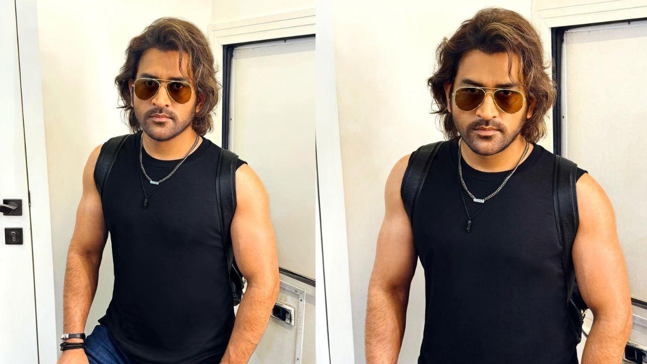 Dhoni is not only known for his cricket skills but also for his unique hair experiments 