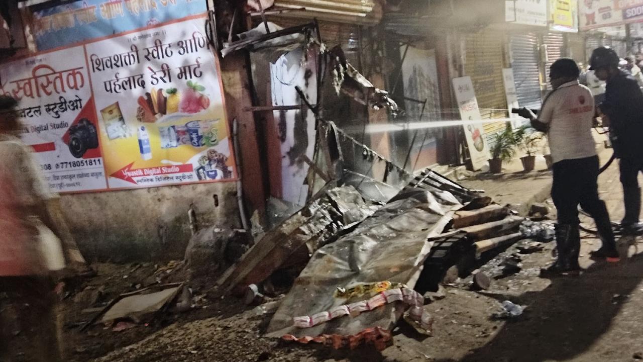 The blaze erupted at the shop located near a school on Sabegaon Road in Diva area at 1.41 am and quickly engulfed the establishment, Thane Municipal Corporation's disaster management cell chief Yasin Tadvi said