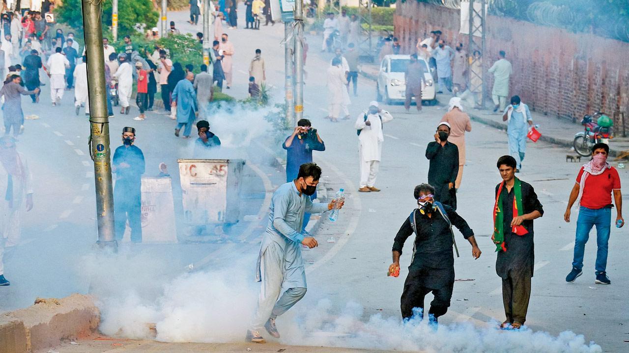 Imran booked in new terrorism cases after voilent protests