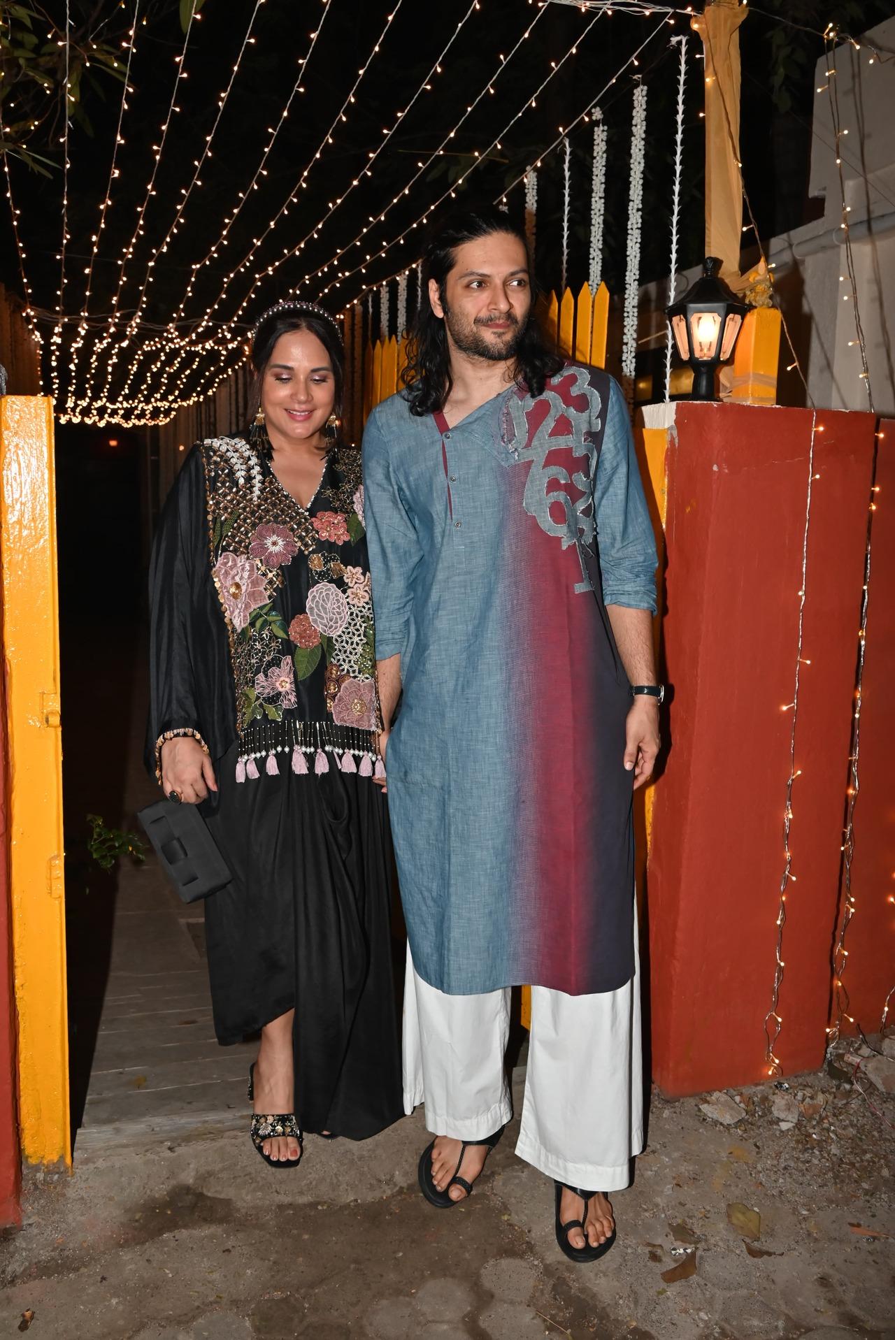 New parents in town Richa Chadha and Ali Fazal pose for the shutterbugs together