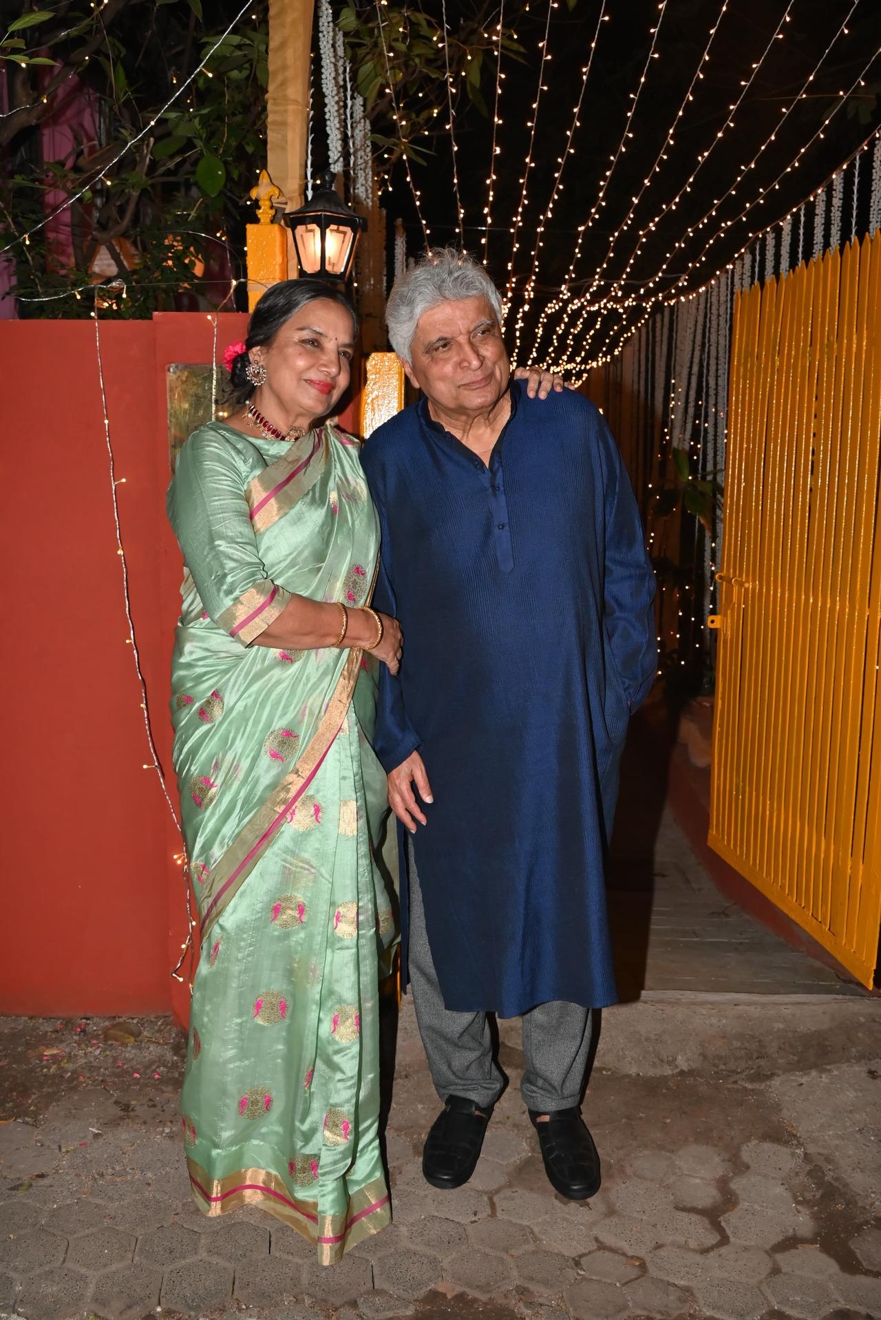 Hosts Shabana Azmi and Javed Akhtar make for an adorable pair
