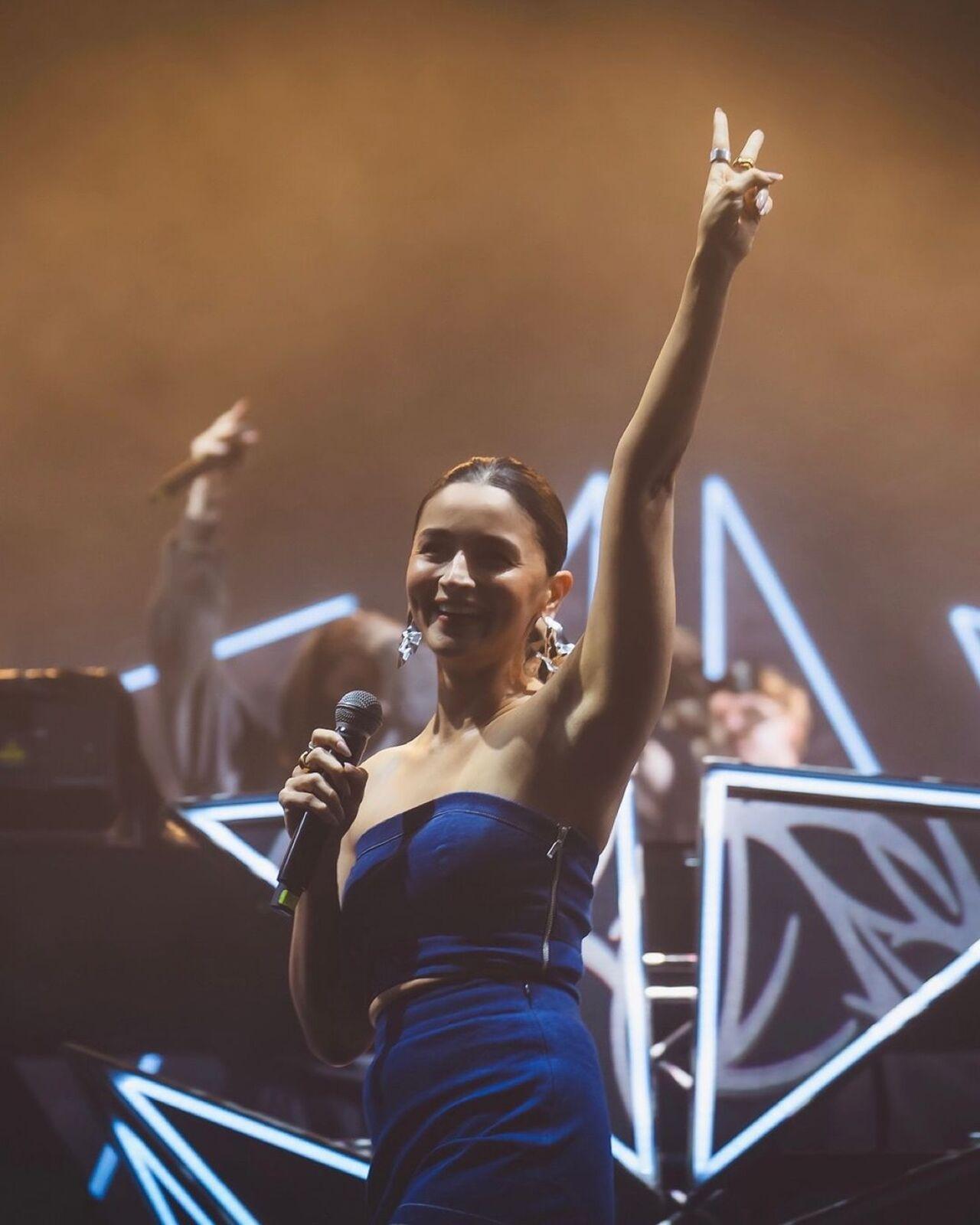 Alia also attended Alan Walker's show where she surprised the audience by making her entry on stage.