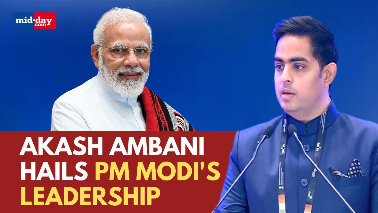 WATCH: Akash Ambani lauds PM Modi's leadership [VIDEO]