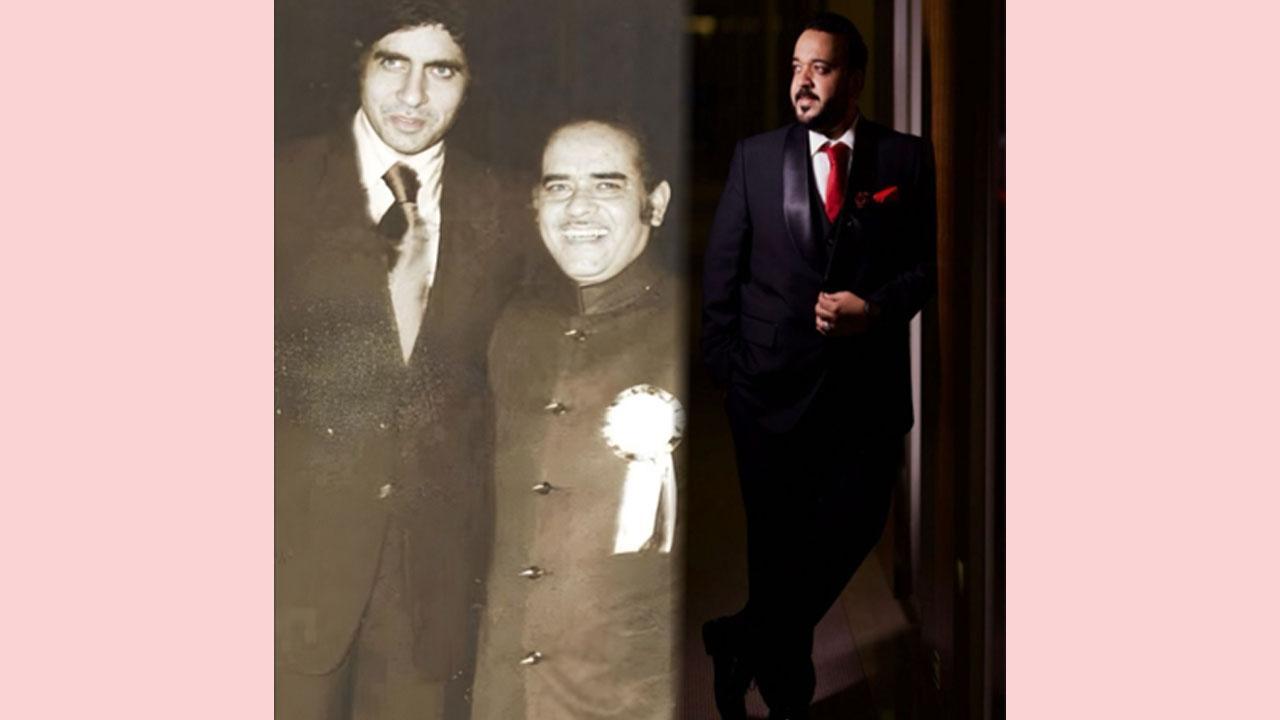 Shri Amitabh Bachchan Congratulates the newlyweds Ali Akbar Sultan Ahmed and Malika on their Wedding Reception.