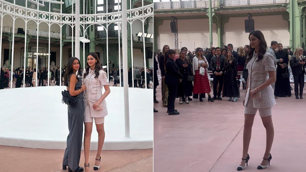 Ananya Panday stuns at Chanel's Paris Fashion Week Show
