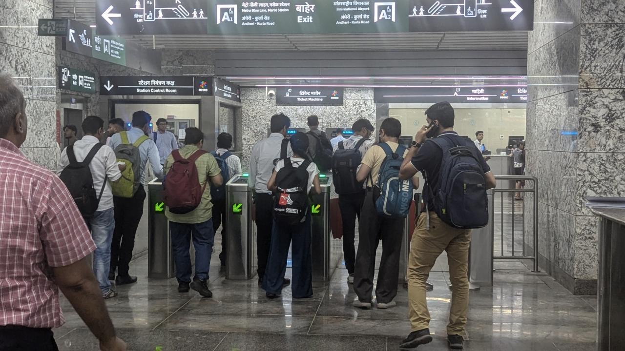 How Mumbai Metro Line 1 and 3 have been integrated for commuters to manage increased passenger traffic