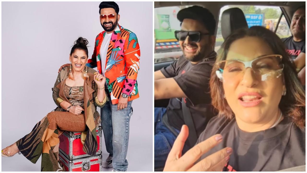 Kapil Sharma turns 'handsome chauffeur' for Archana Puran Singh, watch video