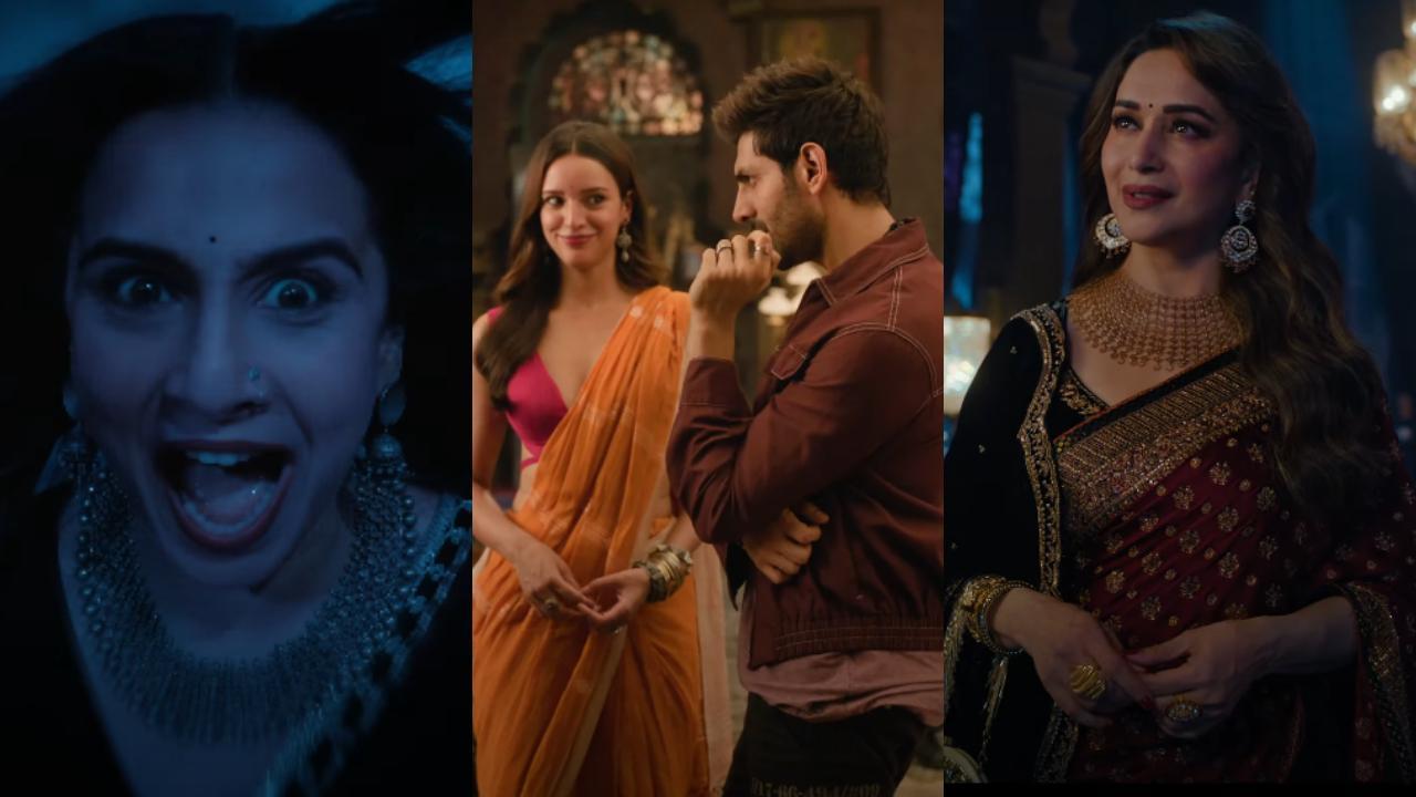 Bhool Bhulaiyaa 3 Trailer: Kartik Aaryan to fight not one, but two Manjulikas as Vidya and Madhuri lock horns