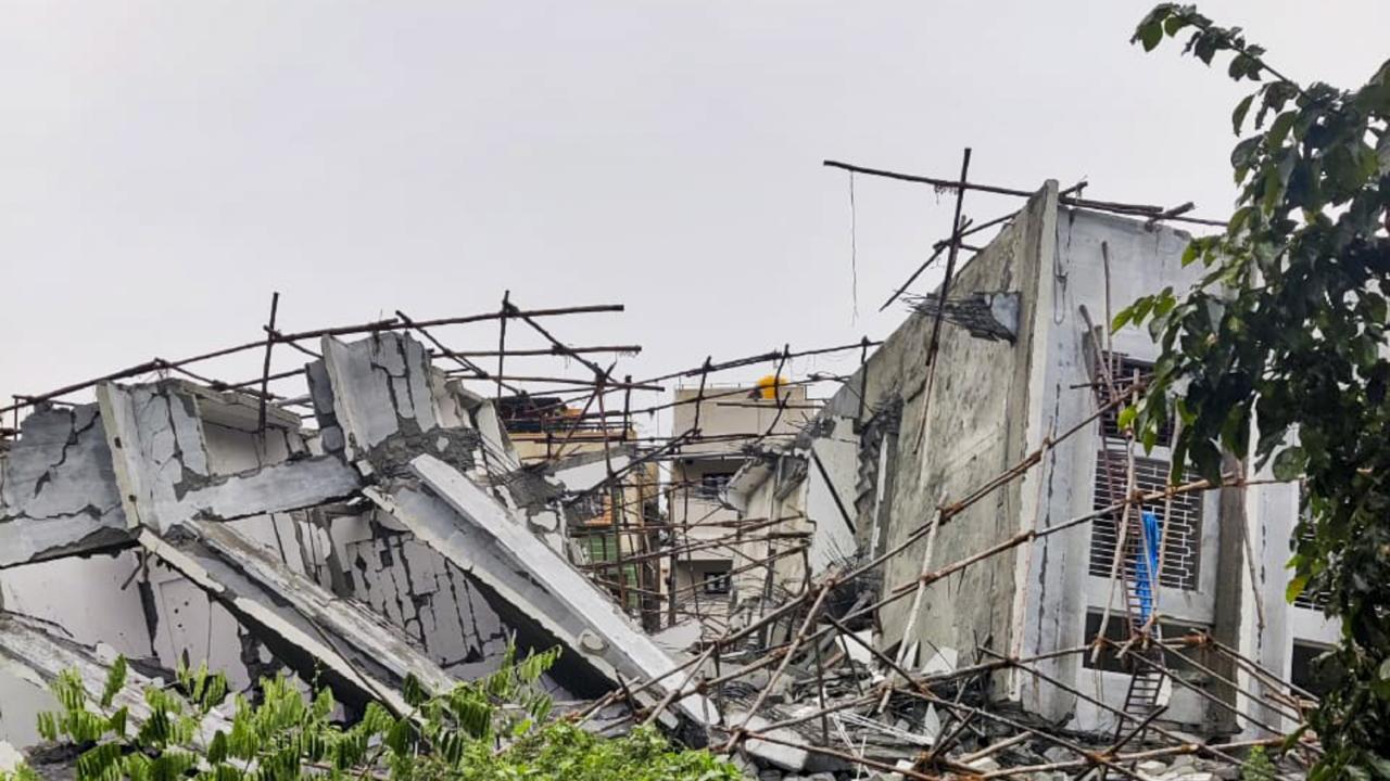 IN PHOTOS: Building collapses in Bengaluru; One killed, 14 rescued