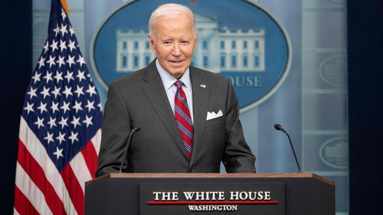 Joe Biden talks election, economy and Middle East in surprise news briefing