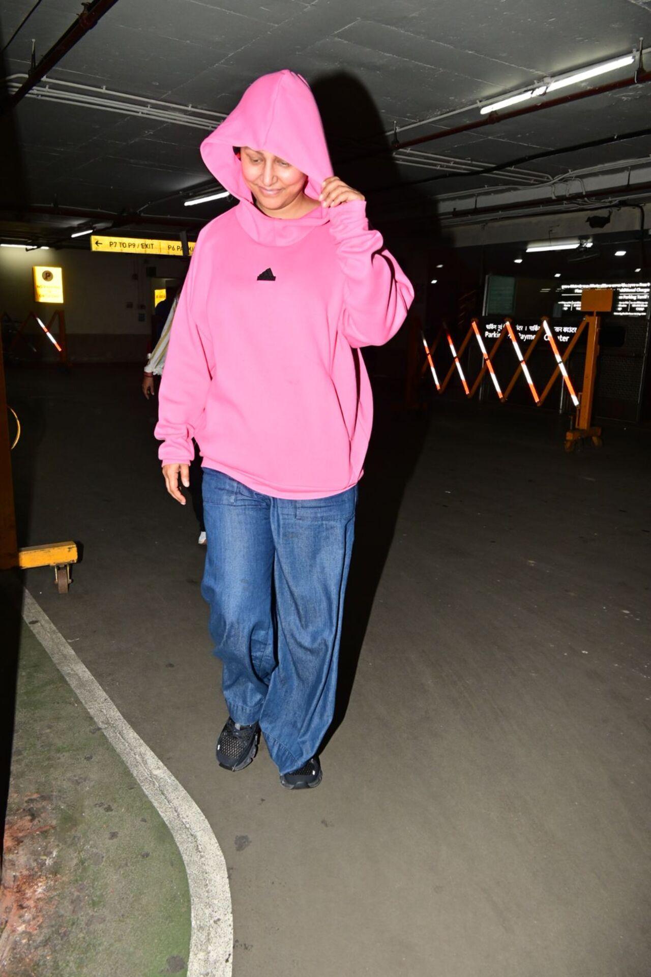 Hina Khan, who is battling breast cancer made a rare appearance ahead of her birthday on October 2.