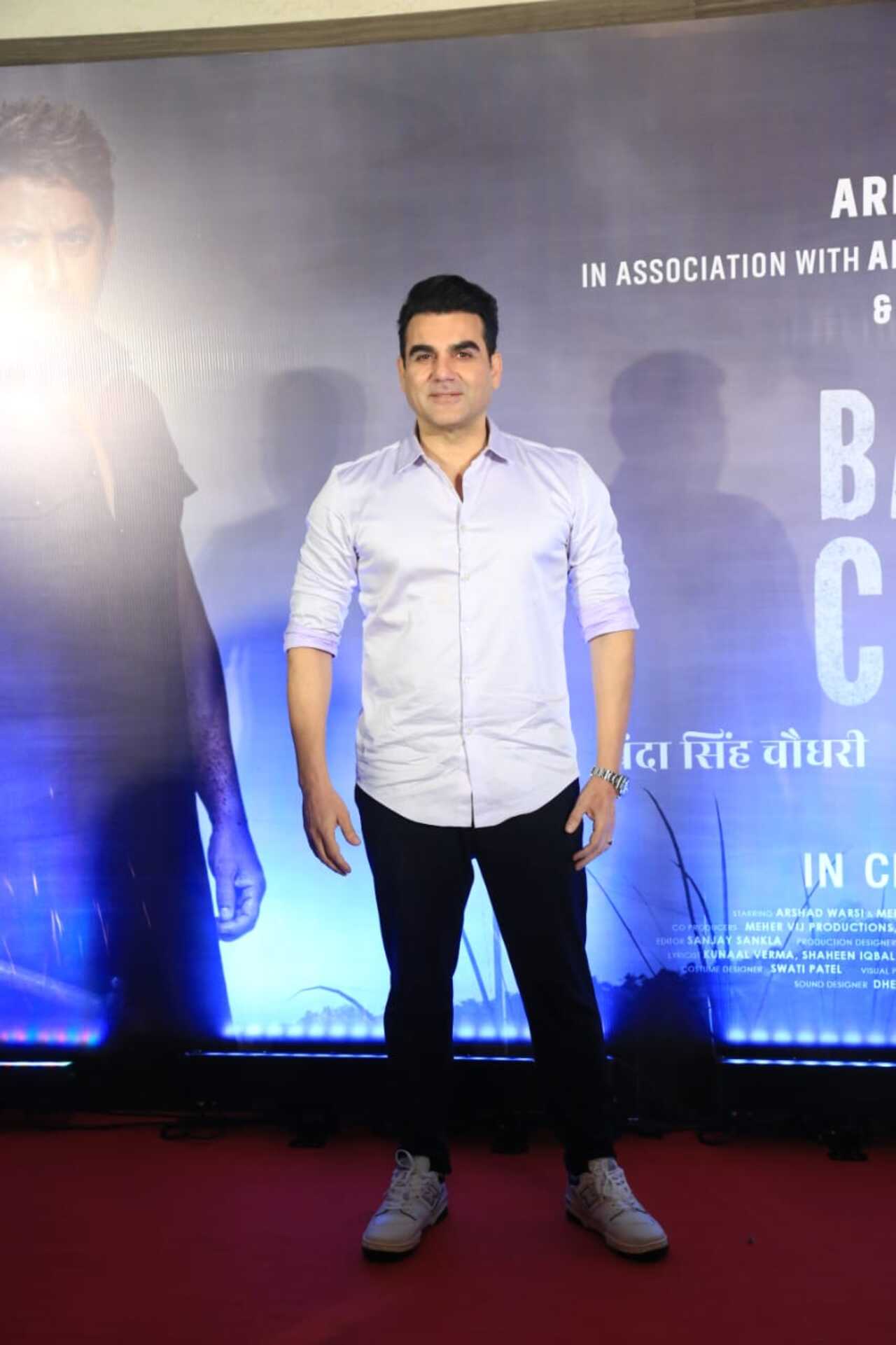 He was joined by actor-producer Arbaaz Khan.