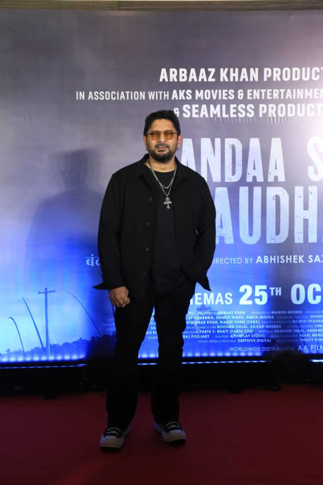 Arshad Warsi at the trailer launch of his film 'Bandaa Singh Chaudhary'.